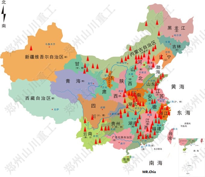 我國螢石礦分布圖以及螢石礦行業前景